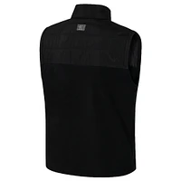 Men's Colosseum  Black Stanford Cardinal Block The Sun Full-Zip Vest