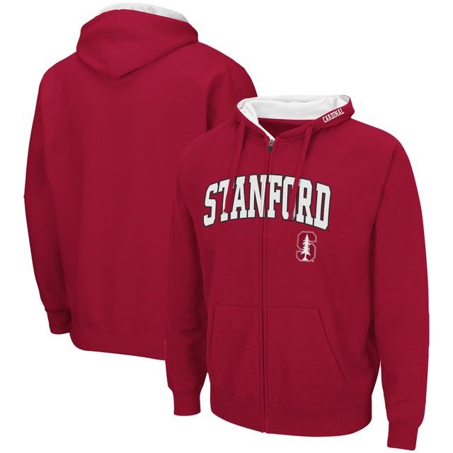 Sweat à capuche entièrement zippé Colosseum Cardinal Stanford Arch & Logo 3.0 pour homme