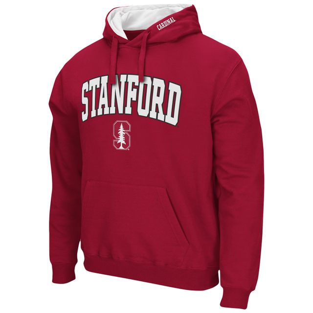 Chandail à capuchon Colosseum Cardinal Stanford Arch & Logo 3.0 pour hommes