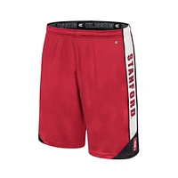 Men's Colosseum Cardinal Stanford Haller Shorts