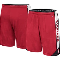 Men's Colosseum Cardinal Stanford Haller Shorts