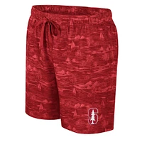 Men's Colosseum Cardinal Stanford Ozark Swim Shorts