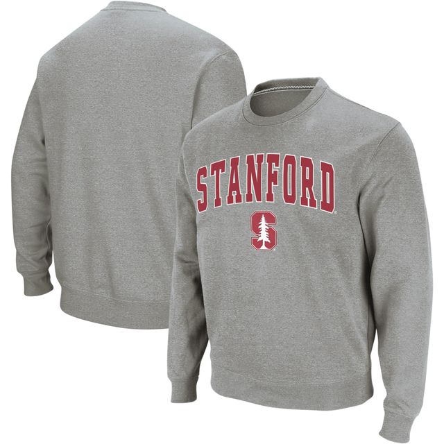Sweat Colosseum Gris Chiné Stanford Cardinal Arch & Logo Homme