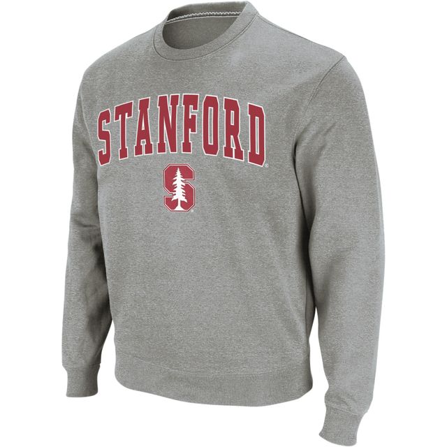 Sweat Colosseum Gris Chiné Stanford Cardinal Arch & Logo Homme