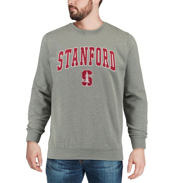 Sweat Colosseum Gris Chiné Stanford Cardinal Arch & Logo Homme