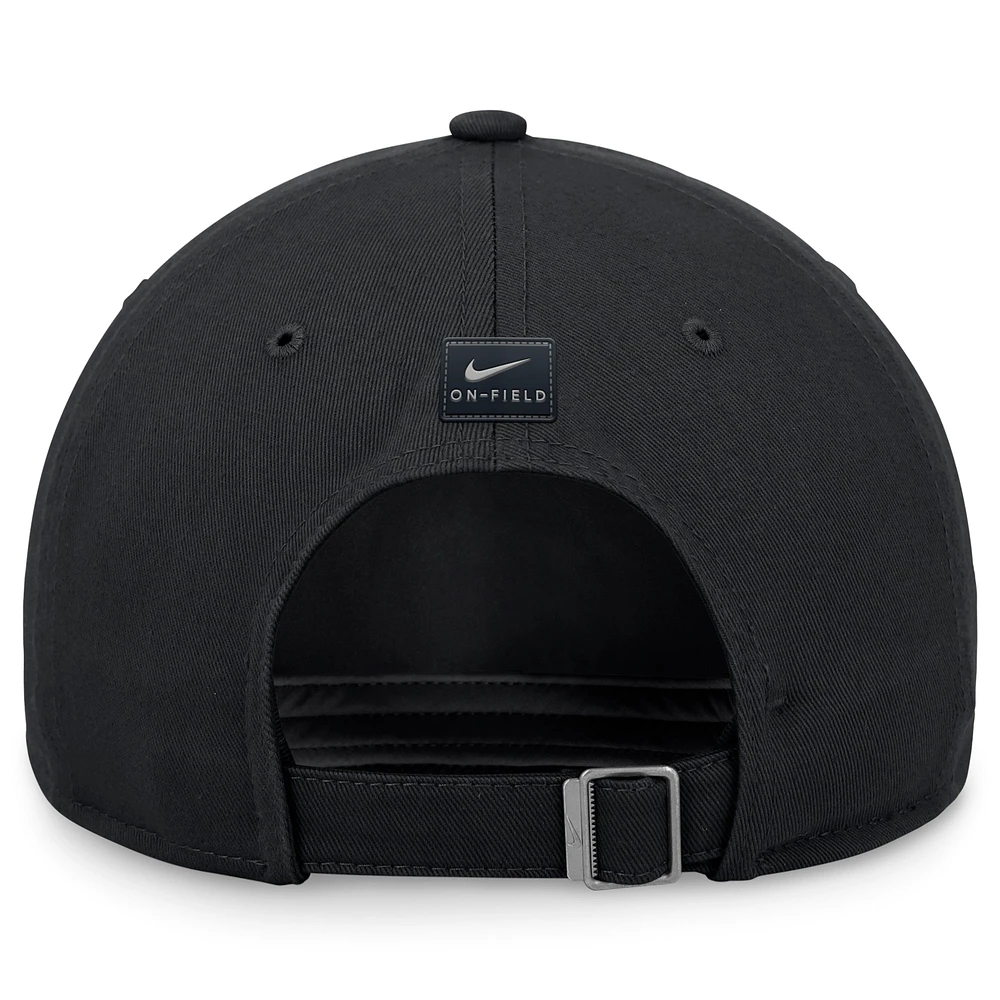 Men's Nike Black Stanford Cardinal 2024 On-Field Club Adjustable Hat