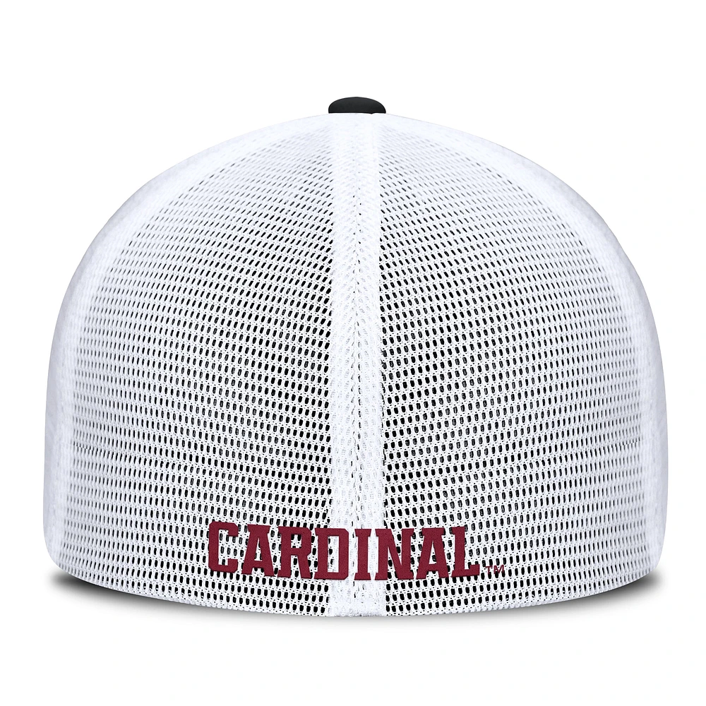 Men's Nike Black Stanford Cardinal On-Field Rise Futura Performance Flex Hat