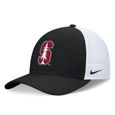 Men's Nike Black Stanford Cardinal On-Field Rise Futura Performance Flex Hat