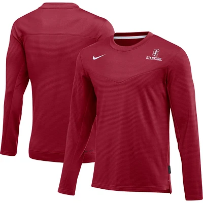 T-shirt à manches longues Nike Cardinal Stanford 2022 Game Day Sideline Performance pour homme