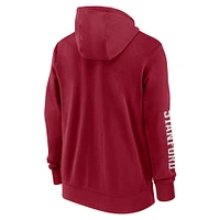 Men's Nike Cardinal Stanford 2024 Sideline Full-Zip Hoodie