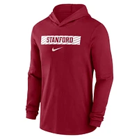 T-shirt à manches longues Nike Cardinal Stanford 2024 Sideline pour homme