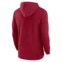 T-shirt à manches longues Nike Cardinal Stanford 2024 Sideline pour homme