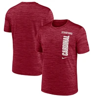 T-shirt Nike Cardinal Stanford Sideline Velocity Performance pour homme