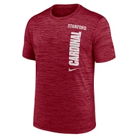 T-shirt Nike Cardinal Stanford Sideline Velocity Performance pour homme