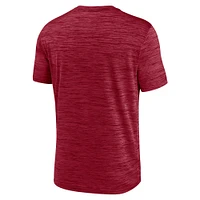T-shirt Nike Cardinal Stanford Sideline Velocity Performance pour homme