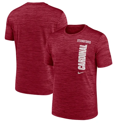 T-shirt Nike Cardinal Stanford Sideline Velocity Performance pour homme