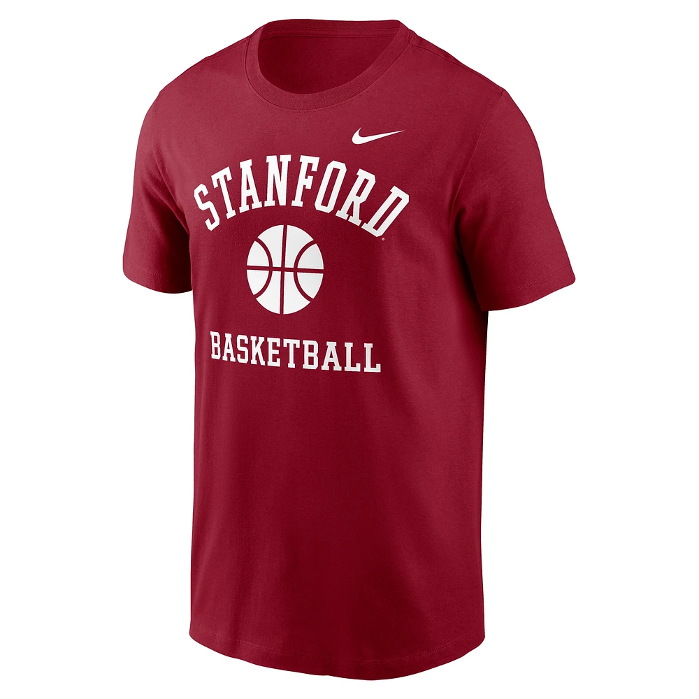 Men's Nike Cardinal Stanford Basketball Icon T-Shirt