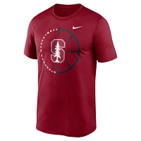 Men's Nike Cardinal Stanford Legend Basketball Icon Performance T-Shirt