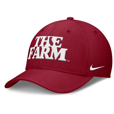 Casquette Nike Cardinal Stanford Local Swoosh Flex pour homme