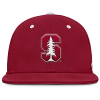 Men's Nike Cardinal Stanford On-Field Dugout True Performance Fitted Hat