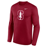 Men's Nike Cardinal Stanford Primetime Primary Legend Long Sleeve T-Shirt
