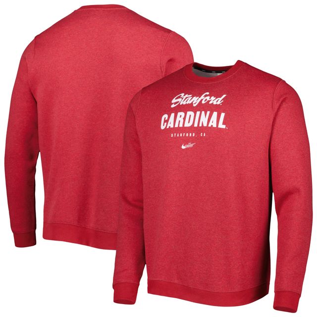 Sweat-shirt à enfiler Nike Cardinal Stanford Vault Stack Club Fleece pour homme