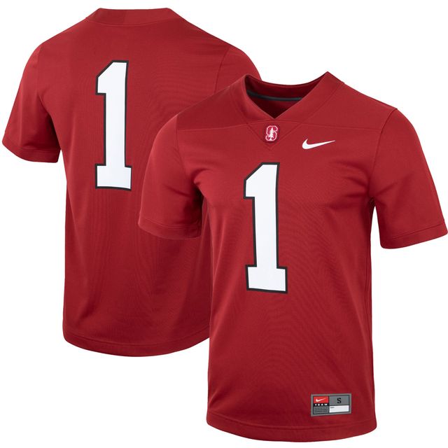 Maillot de football Nike #1 Cardinal Stanford Intouchable pour homme