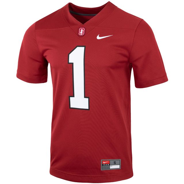 Maillot de football Nike #1 Cardinal Stanford Intouchable pour homme