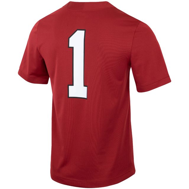 Maillot de football Nike #1 Cardinal Stanford Intouchable pour homme