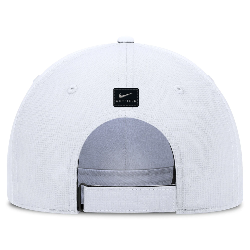 Men's Nike White Stanford Cardinal 2024/25 On-Field Club Performance Adjustable Hat
