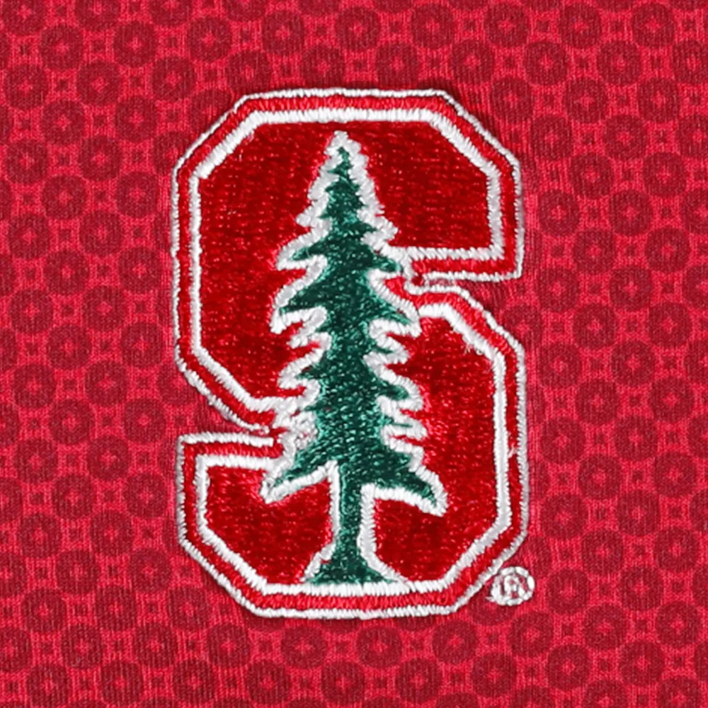 Men's Peter Millar Cardinal Stanford Dolly Performance Jersey Polo