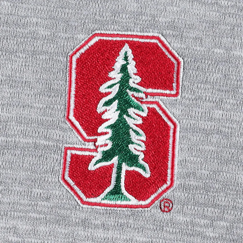 Men's Vineyard Vines Gray Stanford Cardinal Sankaty Quarter-Zip Sweatshirt
