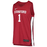 Unisex Nike #1 Cardinal Stanford Replica Basketball Jersey