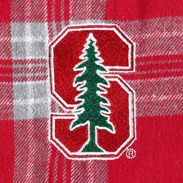 Concepts Sport Cardinal/Gris Stanford Cardinal Badge T-shirt et pantalon en flanelle Ensemble de nuit