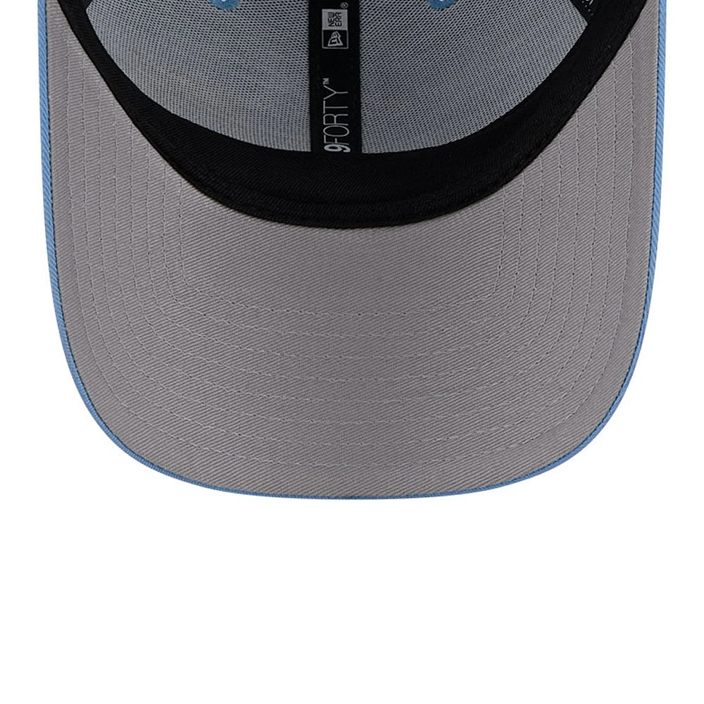 Men's New Era  Light Blue Stewart-Haas Racing 9FORTY Trucker Adjustable Hat
