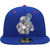 Men's New Era Blue Stockton Ports Marvel x Minor League 59FIFTY Fitted Hat