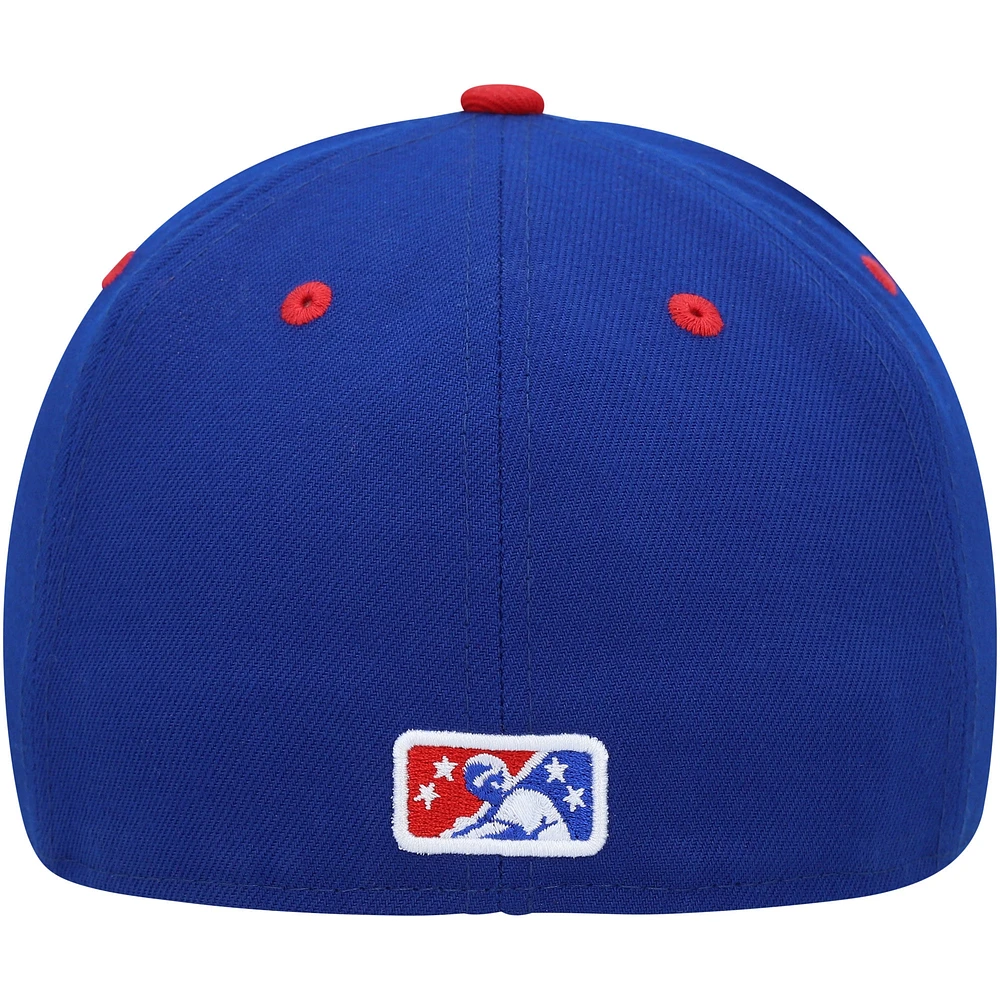 Men's New Era Blue Stockton Ports Marvel x Minor League 59FIFTY Fitted Hat