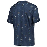 Men's Navy Sugar Land Space Cowboys Allover Print Crafted T-Shirt