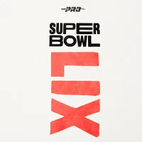 Sweat à capuche court NFL Super Bowl LIX pour femme Pro Standard Cream