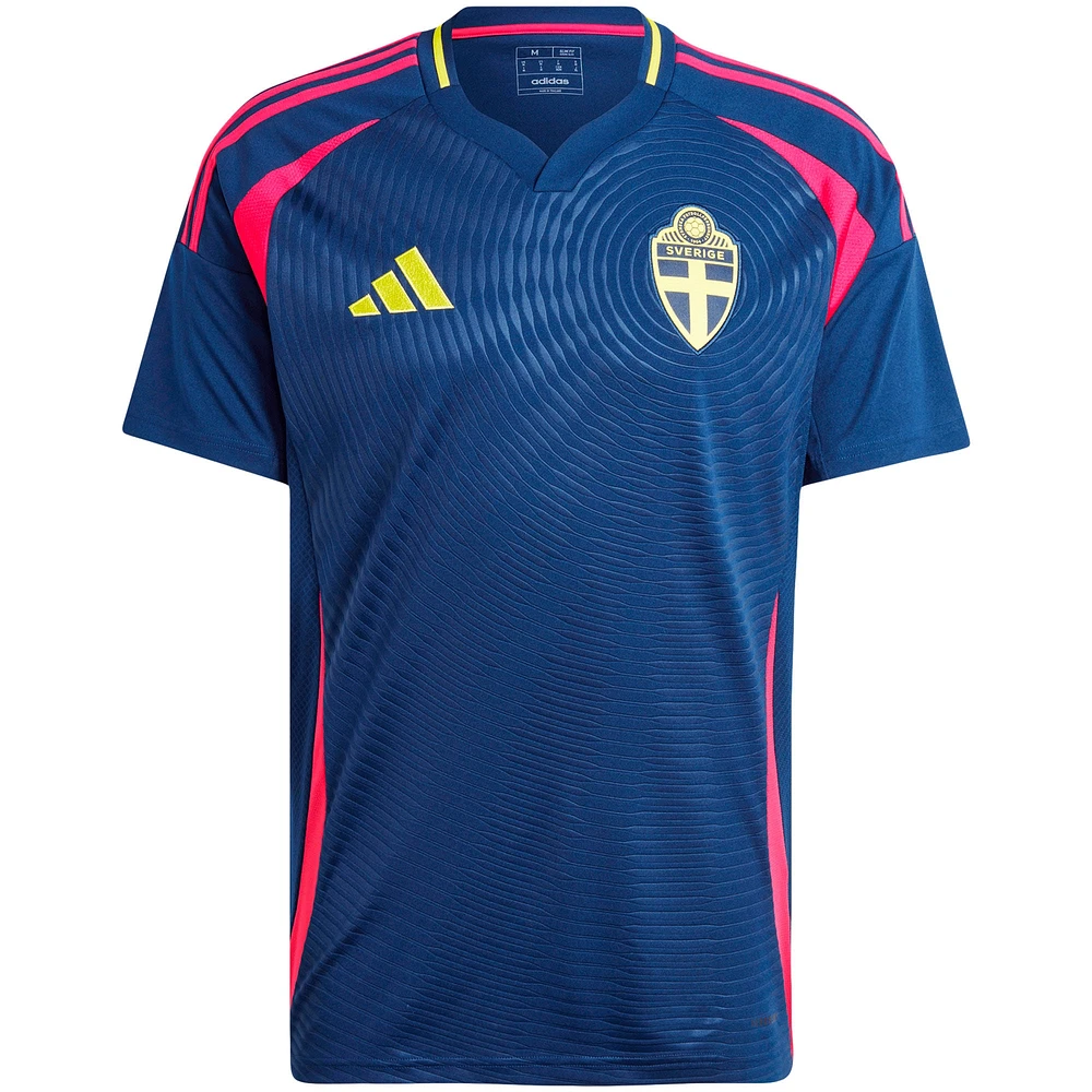 Men's adidas  Navy Sweden National Team 2024 Away Replica Jersey