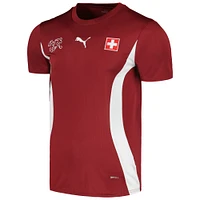 Men's Puma Red Switzerland National Team 2024 Pre-Match Jersey