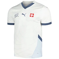 Men's Puma  White Switzerland National Team 2024 Away Replica Jersey