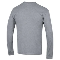 Men's Champion Heather Gray Syracuse Orange High Motor Long Sleeve T-Shirt