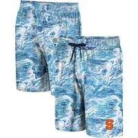 Men's Colosseum Blue Syracuse Orange Realtree Aspect Ohana Swim Shorts
