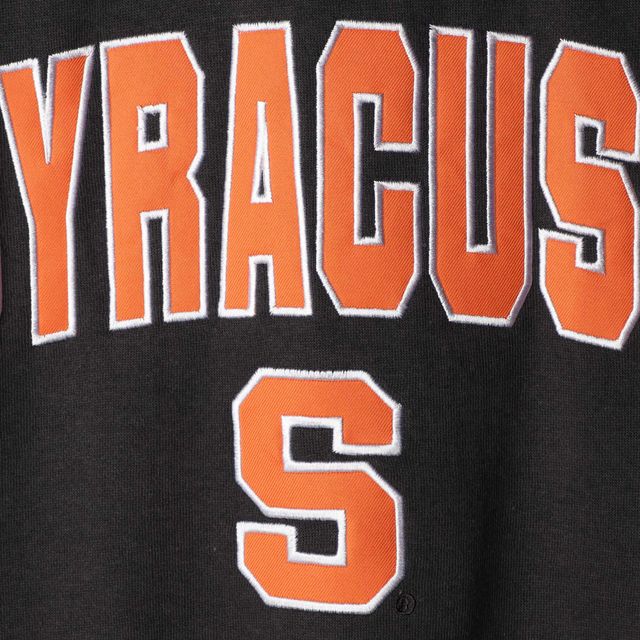 Colosseum Charcoal Syracuse Orange Arch & Logo Crew Sweatshirt Homme