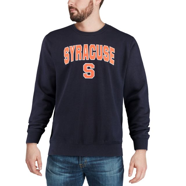 Sweat Colosseum Navy Syracuse orange à col rond et logo pour homme