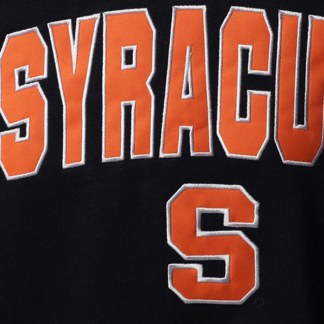 Sweat Colosseum Navy Syracuse orange à col rond et logo pour homme