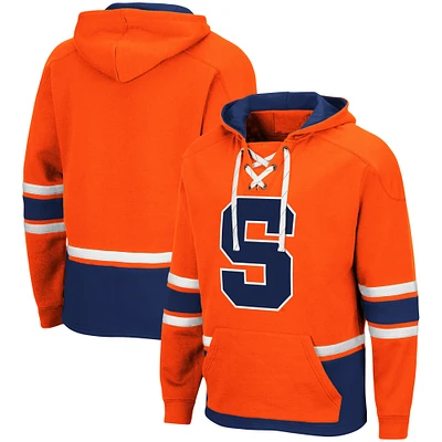 Sweat à capuche Colosseum Orange Syracuse Lace Up 3.0 pour homme