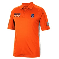 Men's Colosseum Orange Syracuse OHT Military Appreciation Snow Camo Polo