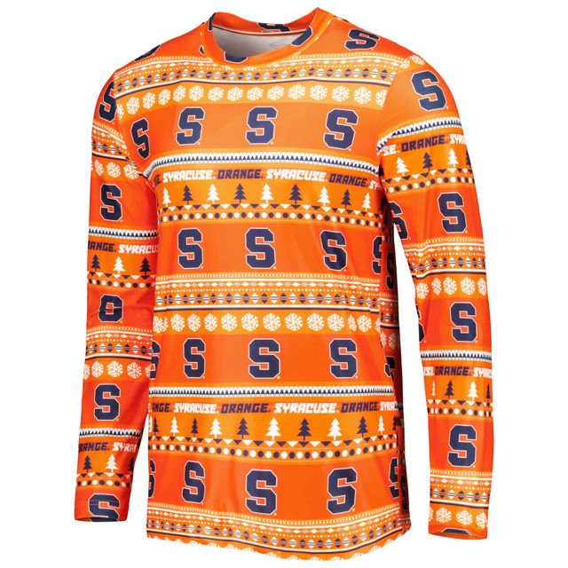 Concepts Sport Orange Syracuse Swivel T-shirt à manches longues et pantalon Ensemble de nuit